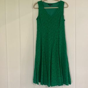 TIANA B Green Lace Dress Size 10